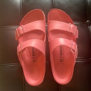 Pink Birkenstock Slides